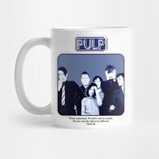 Pulp English Rock Band Jarvis Cocker Candida Doyle Steve Mackey Differ Mug